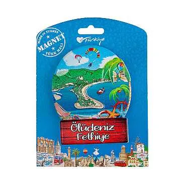 Fethiye Bölgesi Temalı Kartonetli Uv Polyester Magnet - 7