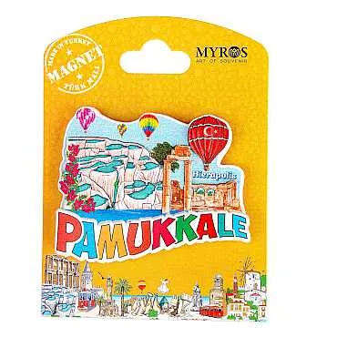Pamukkale Temalı Kartonetli Uv Polyester Magnet - 3