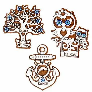 Myros Ahşap Magnet - 2
