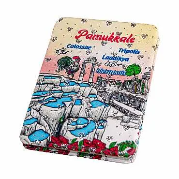 Pamukkale Temalı Myros Dikdörtgen Pu Ayna - 3