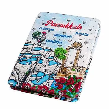 Pamukkale Temalı Myros Dikdörtgen Pu Ayna - 4