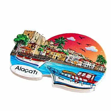 Altınoluk Temalı Myros Yöresel Polyester Magnet