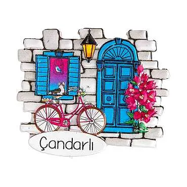Çandarlı Temalı Myros Yöresel Polyester Magnet - 3