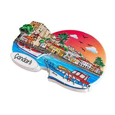 Çandarlı Temalı Myros Yöresel Polyester Magnet - 5