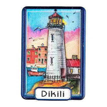 Dikili Temalı Myros Yöresel Polyester Magnet - 3