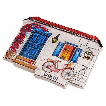 Dikili Temalı Myros Yöresel Polyester Magnet - 7