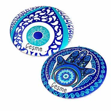 Çeşme Temalı Polyester Taş Magnet - 2