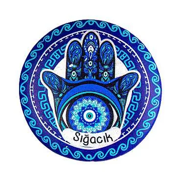 Sığacık Temalı Polyester Taş Magnet - 3