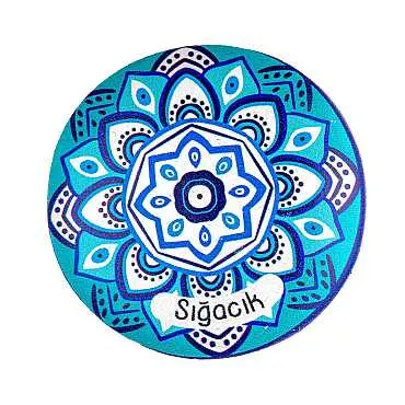 Sığacık Temalı Polyester Taş Magnet - 5