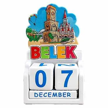 Belek Temalı UV BASKILI POLYESTER MASA TAKVİMİ - 4