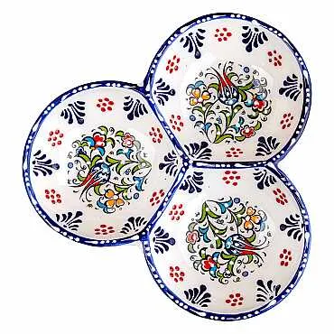 SAMUR ÜÇLÜ ORTA YUVARLAK ÇEREZLİK (18 CM) - 3