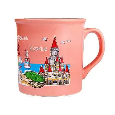 Belek Temalı Renkli Serigrafi Kupa - 9