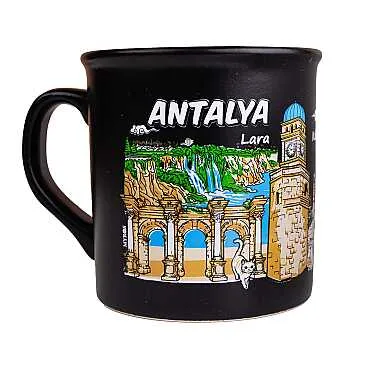 Antalya Temalı Renkli Serigrafi Kupa - 5