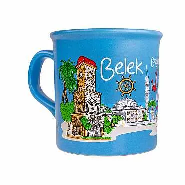 Belek Temalı Renkli Serigrafi Kupa - 3
