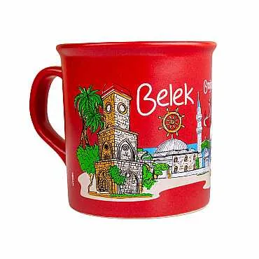 Belek Temalı Renkli Serigrafi Kupa - 4