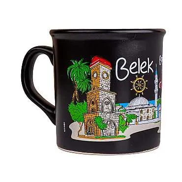 Belek Temalı Renkli Serigrafi Kupa - 5