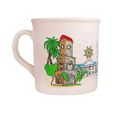 Belek Temalı Renkli Serigrafi Kupa - 7