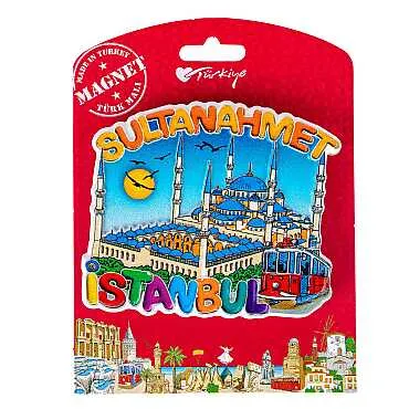 İstanbul Temalı Kartonetli Uv Polyester Magnet - 4