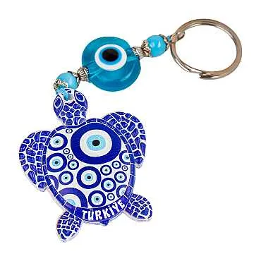 Türkiye Temalı Nazar Caretta Polyester Anahtarlık - Standart - 2