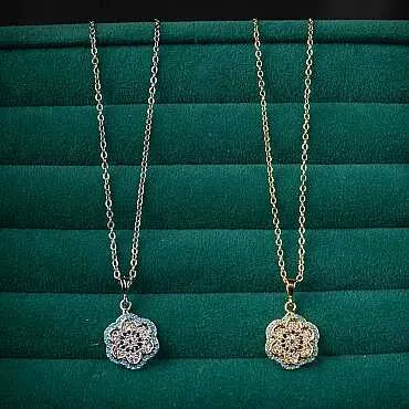 Zircon Necklace Model 4
