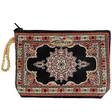 Turkish Woven Make Up Purse 125x175x35 mm - Standart - 4