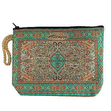 Turkish Woven Make Up Purse 125x175x35 mm - Standart - 5