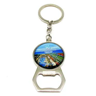 Hotel Themed Metal Keychain With Opener 35x120 mm - Standart - 2