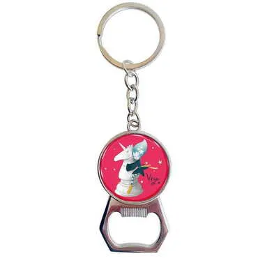 Theme Park Themed Metal Keychain With Opener 35x120 mm