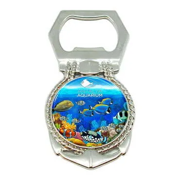 Aquapark Themed Metal Anchor Magnetic Opener 40x75 mm