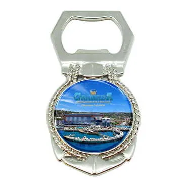 Hotel Themed Metal Anchor Magnetic Opener 40x75 mm