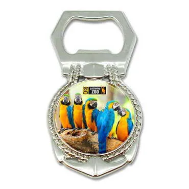Zoo Themed Metal Anchor Magnetic Opener 40x75 mm