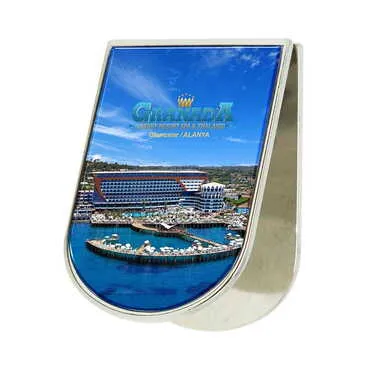 Toptan Otel Temalı Myros Metal Kıskaçlı Magnet 40x55 mm