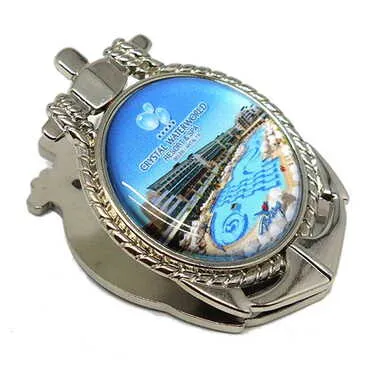 Hotel Themed Metal Magnetic Paper Clip Holder - Anchor