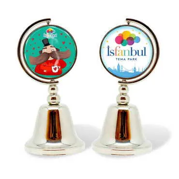 Theme Park Themed Collectible Souvenir Metal Bell 44x90 mm