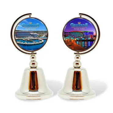 Hotel Themed Collectible Souvenir Metal Bell 44x90 mm