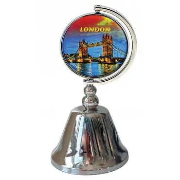 City Themed Collectible Souvenir Metal Bell 44x90 mm