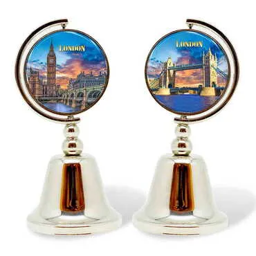 City Themed Collectible Souvenir Metal Bell 44x90 mm - Standart - 2