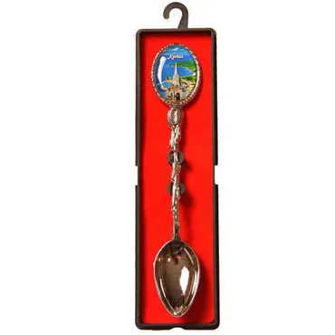 Toptan Kemer Temalı Myros Metal Kaşik 25*130 Mm