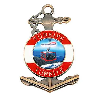 Toptan Teleferik Temalı Myros Metal Çapa Magnet