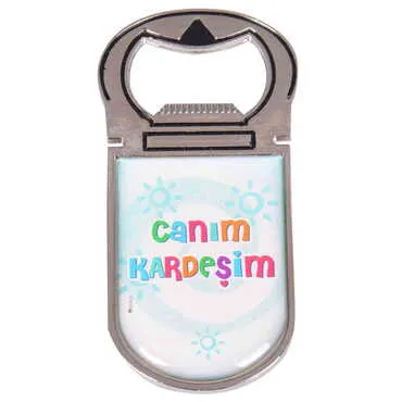 Sibling Themed Metal Magnetic Opener 40x90 mm