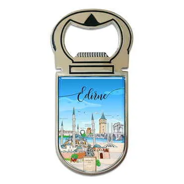 City Themed Metal Magnetic Opener 40x90 mm