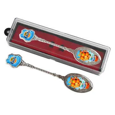 Toptan Promosyon Myros Metal Çay Hatıra Kaşık 25x130 mm - Standart - 5