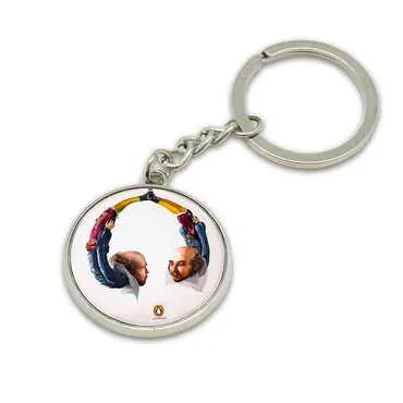 Promotional Metal Round Keychain 35x90 mm - Standart - 2