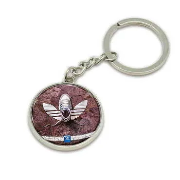 Promotional Metal Round Keychain 35x90 mm - Standart - 3