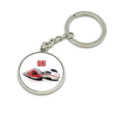 Promotional Metal Round Keychain 35x90 mm - Standart - 10