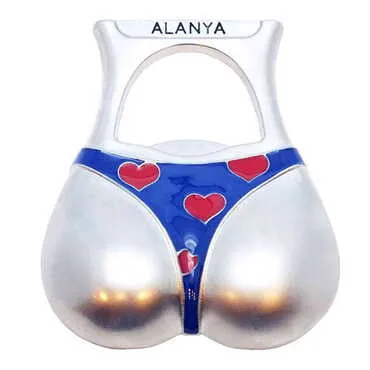 Alanya Blue Magnet Metal Opener - Standart