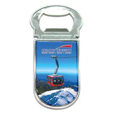 Cable Card Themed Metal Magnetic Small Opener 30x77 mm