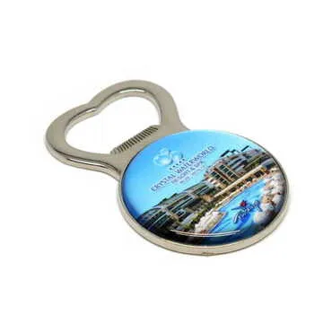 Hotel Themed Metal Magnetic Small Round Opener 38x60 mm - Standart - 2