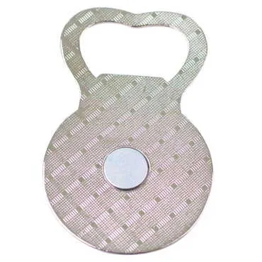Hotel Themed Metal Magnetic Small Round Opener 38x60 mm - Standart - 3