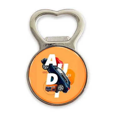 Promotional Metal Magnetic Small Round Opener 38x60 mm - Standart - 11